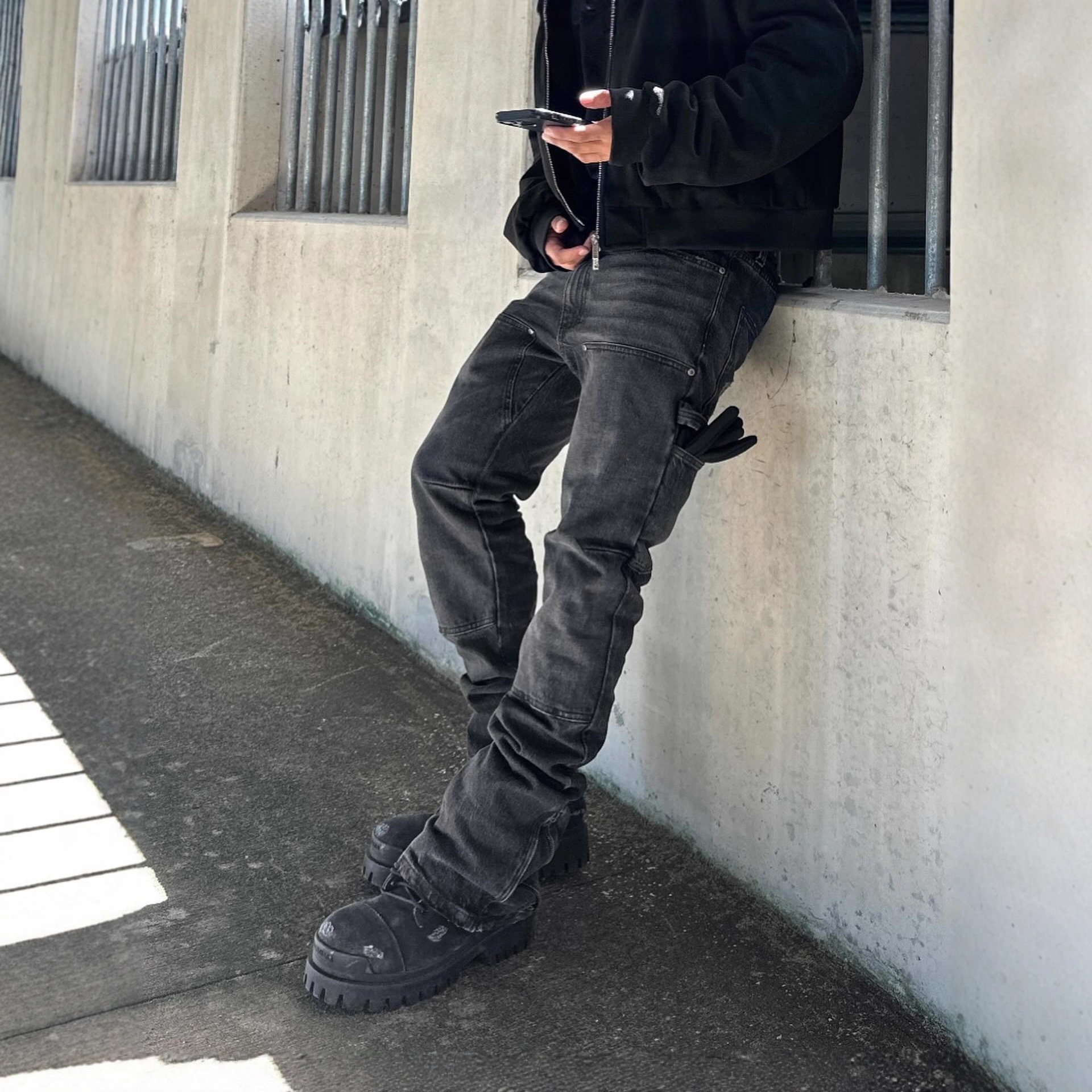 Pantalones Jeans para Hombre de Algodón Elástico para Uso Diario image 5