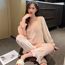 绮纶卡冬季新款小仙女高级丝绒女士睡衣套装舒适保暖阳光绒家居服