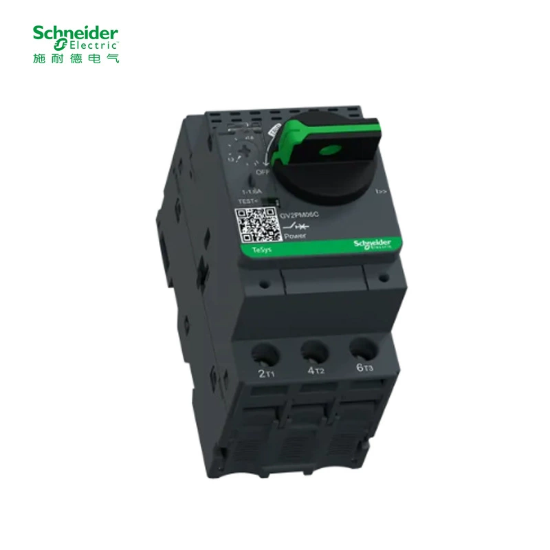 Электромеханический автоматический выключатель Schneider Electric GV2PM для мотора, тепловый и магнитный выключатель с рукояткой, защита мотора GV2PM07C