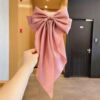韩粉色蝴蝶结飘带