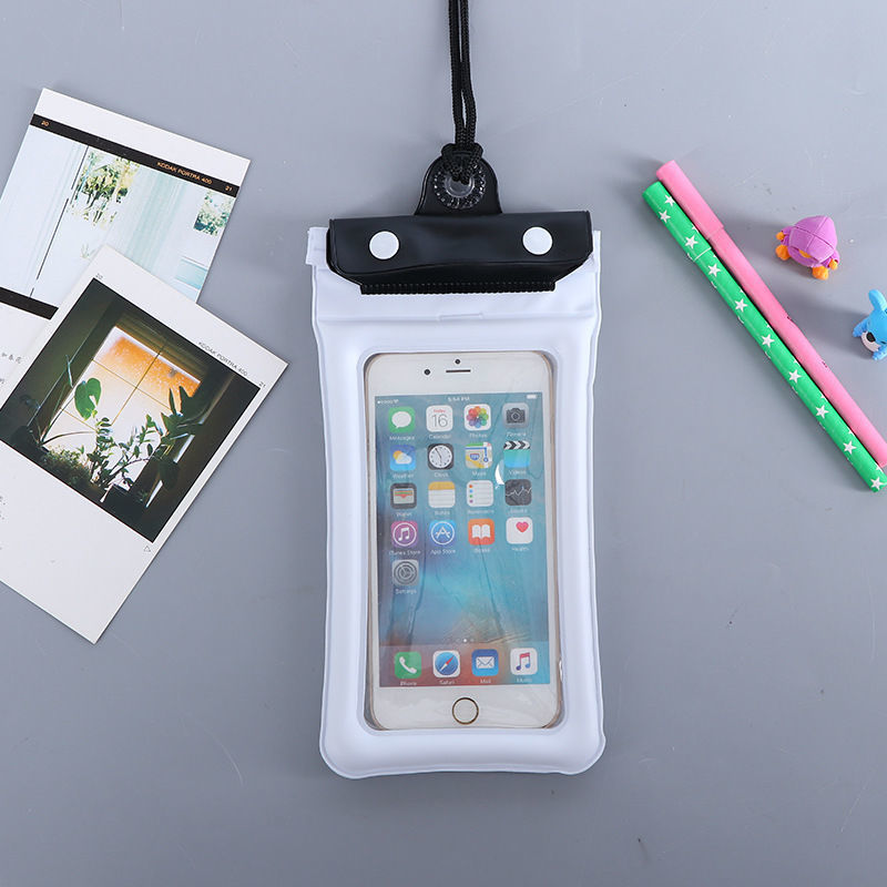 Bolsa de teléfono móvil pantalla táctil para llevar jinete bolsa de polvo caso de teléfono móvil inflable flotante cubierta de cadena de suministro comercio fábrica al por mayor