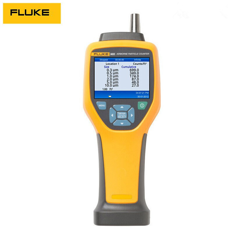 福禄克FLUKE 985空气质量检测仪 尘埃粒子计数器 手持粉尘测量仪