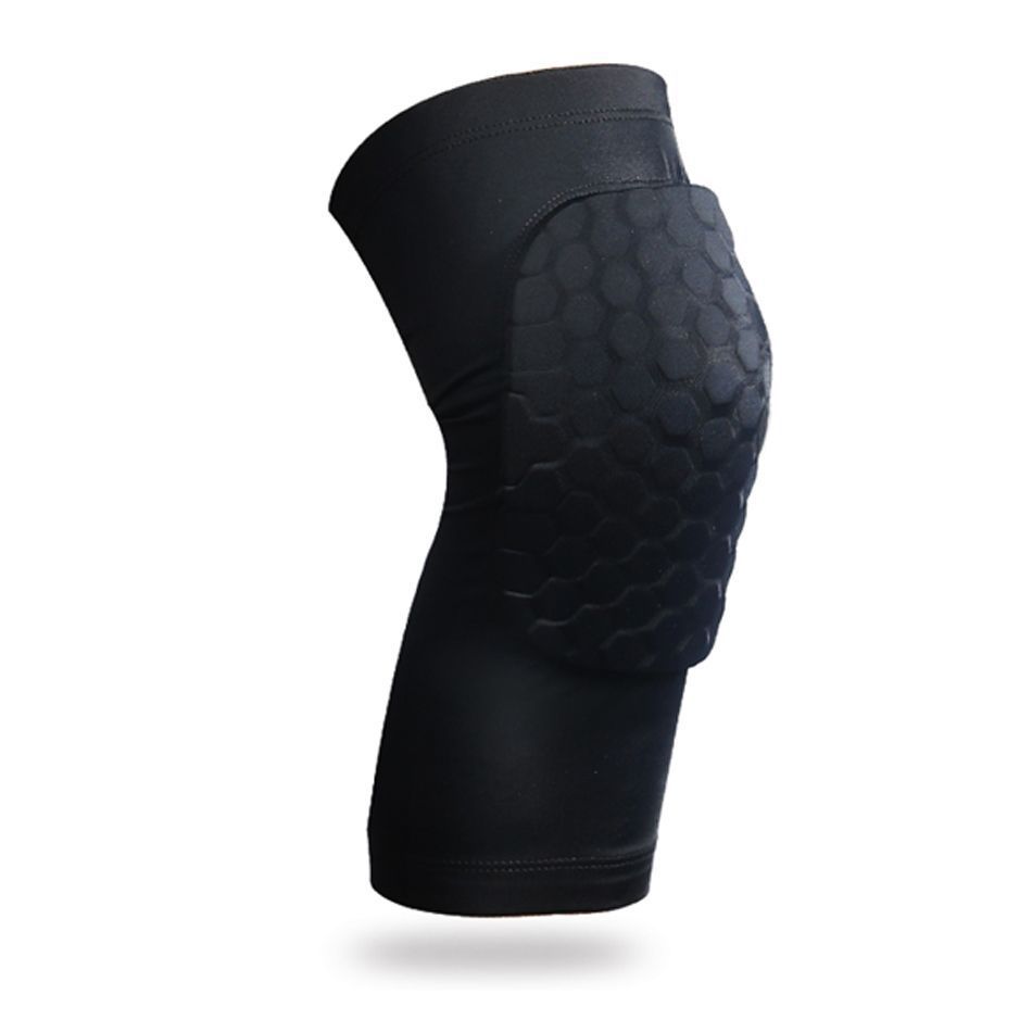 [One Pack] [Black] Short Honeycomb Knee Pads