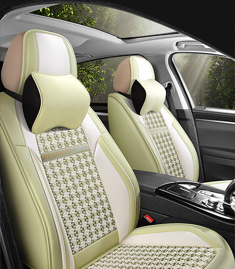 Car seat cover four seasons universal seat cushion summer ice silk breathable car seat cover net red full surround seat cushion generation hair