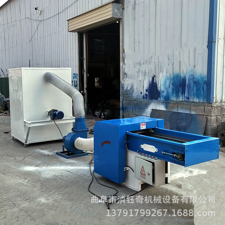 丝绵开松充抱枕机 双头定型枕冲棉机 广东毛绒玩具充棉机