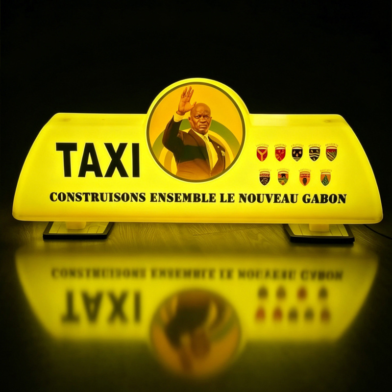 Cross-Border Hot-Selling Tourist Site/Hotel Shuttle Bus Roof Advertising Light Pizza Delivery Truck Led Magnetic Roof Light