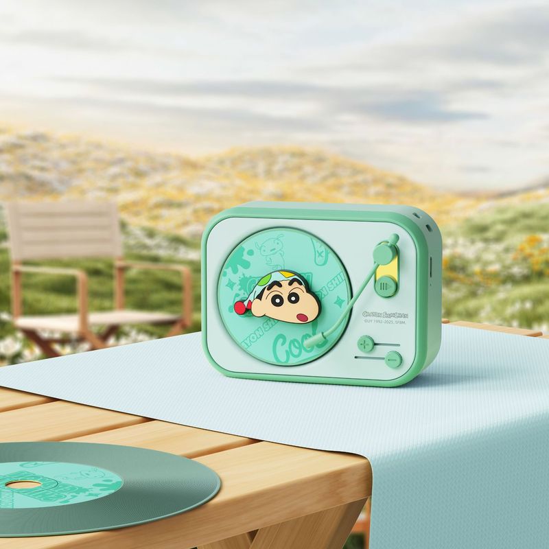 クレヨンしんちゃんレコード音響無線bluetoothかわいい子供の日の誕生日プレゼント友達の親友カップル|undefined
