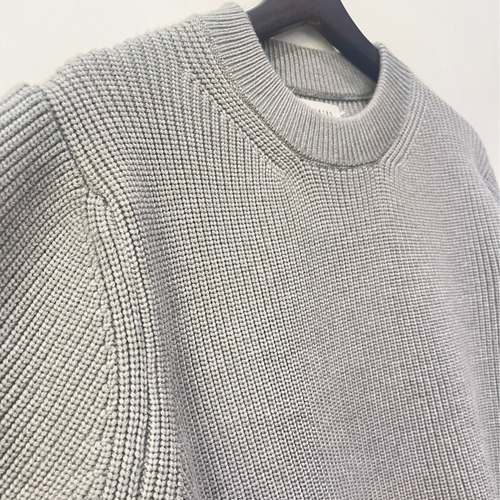 The Ma Family Four-Corner Style 21AM Knitted Round Neck Sweatshirt for Men and Women, Original Four-Corner Stitch Wool Sweater