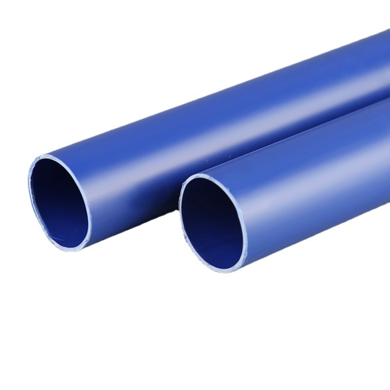 厂家批发塑料ABS蓝色支架套管 25mm可制作硬直管abs塑料管