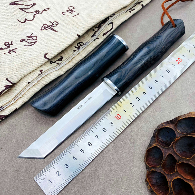 【竹跃】M390户外多功能刀家用多功能水果切肉刀便携小刀实用工具