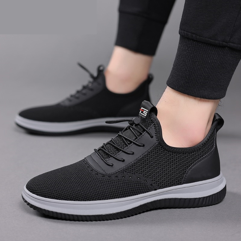 Herren Sportschuhe Arbeitsschuhe Lederschuhe Sneakers Stoff Mesh Strapazierfähige Schuhe Sneakers_voghion.com