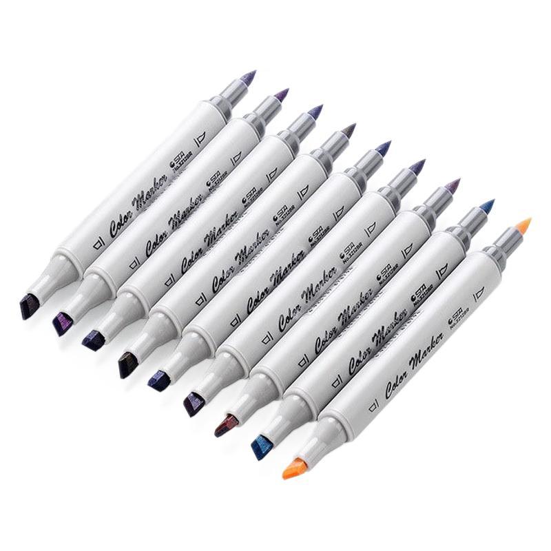 STA3212BR doble cabeza blando bolígrafo marcador bolígrafo para estudiantes de arte infantil dibujo animado pincel especial acuarela