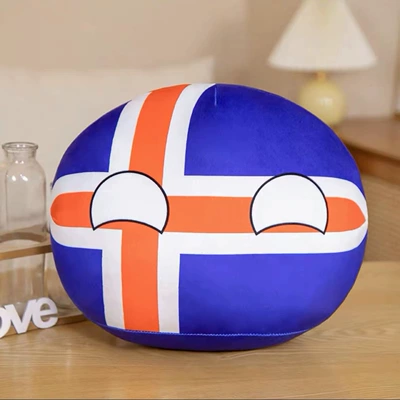 Oyuncaq yastıqlar Pillow Plush Toy Ottoman - iceland-10cm