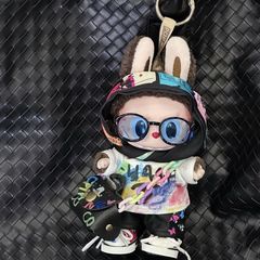 17cm娃衣labubu衣服布布娃衣一二三代高定彩绘套装站姿坐坐派对
