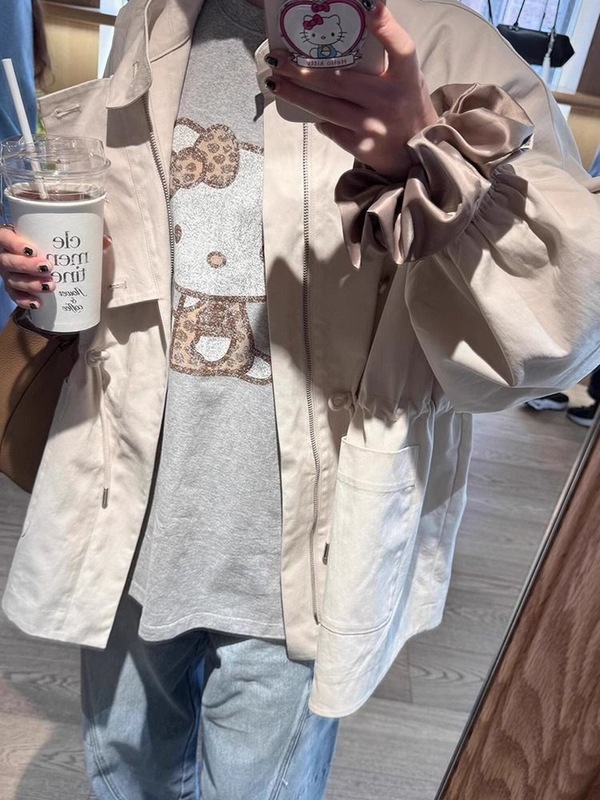 日本の新しい夏のハローキティプリント半袖Tシャツトップス純綿半袖Tシャツ女の子向け|undefined