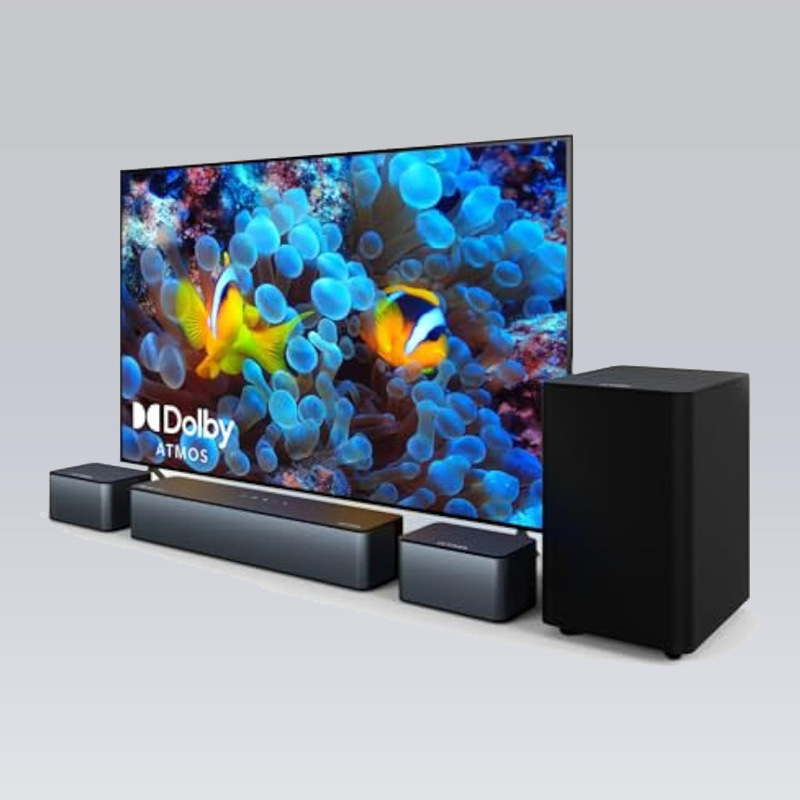Dolby 410W Notebook Speaker with Subwoofer, Wall Mountable, HDMI Earc, Panoramic Sound, Bluetooth Connectivity
