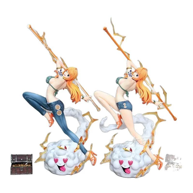 Пиратская вещь One Piece IU Popmax резонанс Нами Шляпа из соломы GK сделанная вручную модель качания Нами офисная