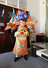 出租成人儿童京剧大靠戏服关公武生武将黄盖张飞京剧戏曲服装