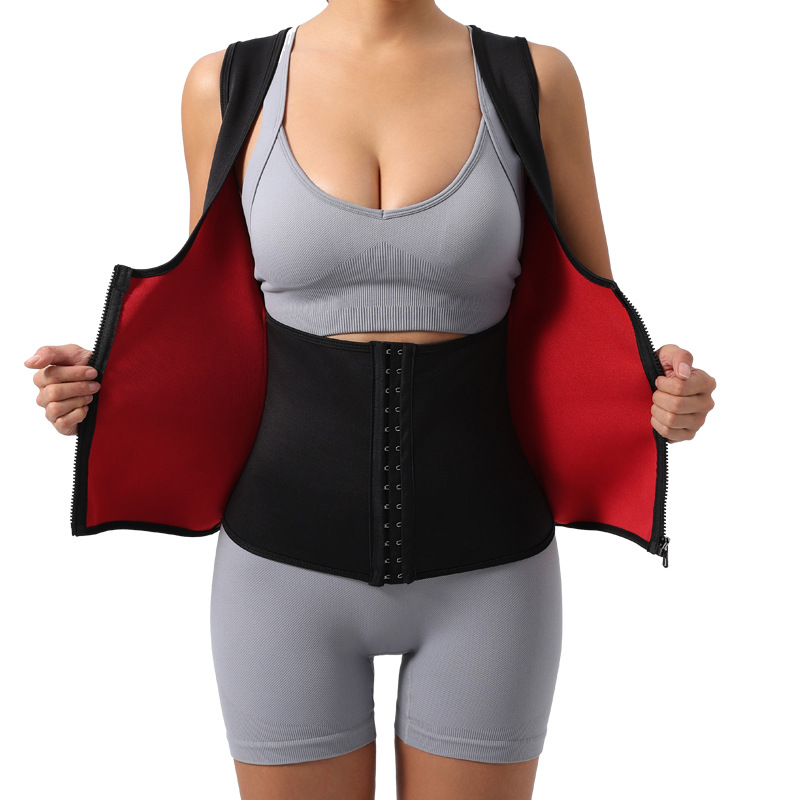 Corsé transfronterizo de las mujeres que contrae el vientre y levanta el pecho corsé deportes fitness corsé cinturón de cintura tren lumbar