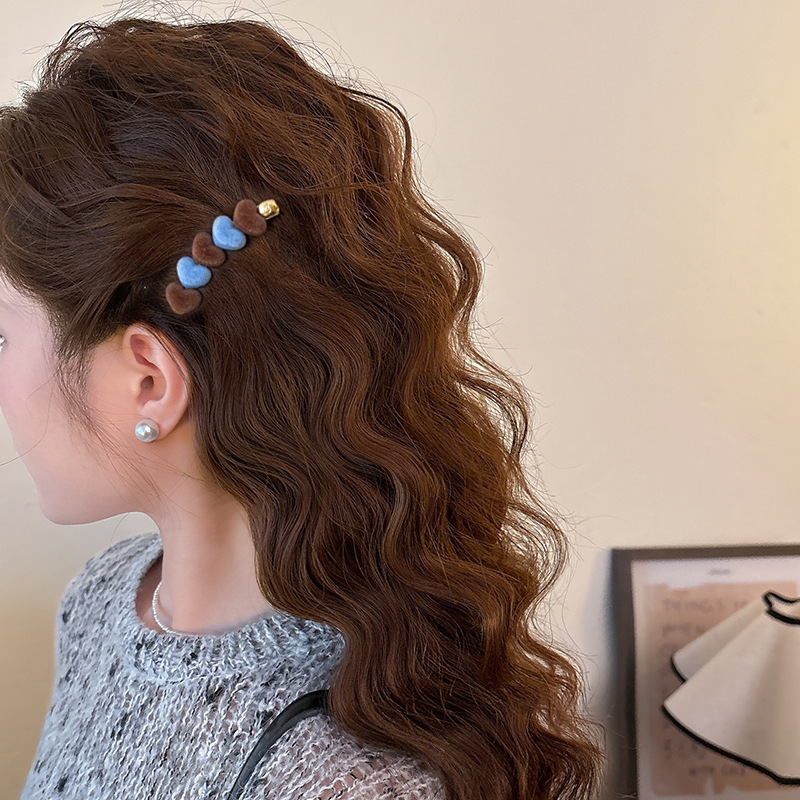 Coreano Curry clip para el cabello mujeres 2025 nuevo estilo de alto nivel frente clip de frangeo clip lateral clip de cabello BB clip tocado