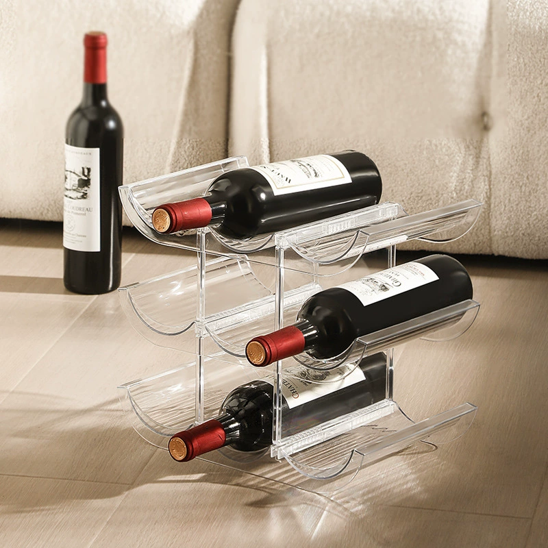 Household desktop can superimposed dustproof and insulation cup storage shelf refrigerators, wine shelves, beer drinks and wine racks
