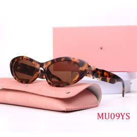 2024新款gm小框墨镜小红书时尚网红太阳眼镜女四点装饰椭圆形墨镜