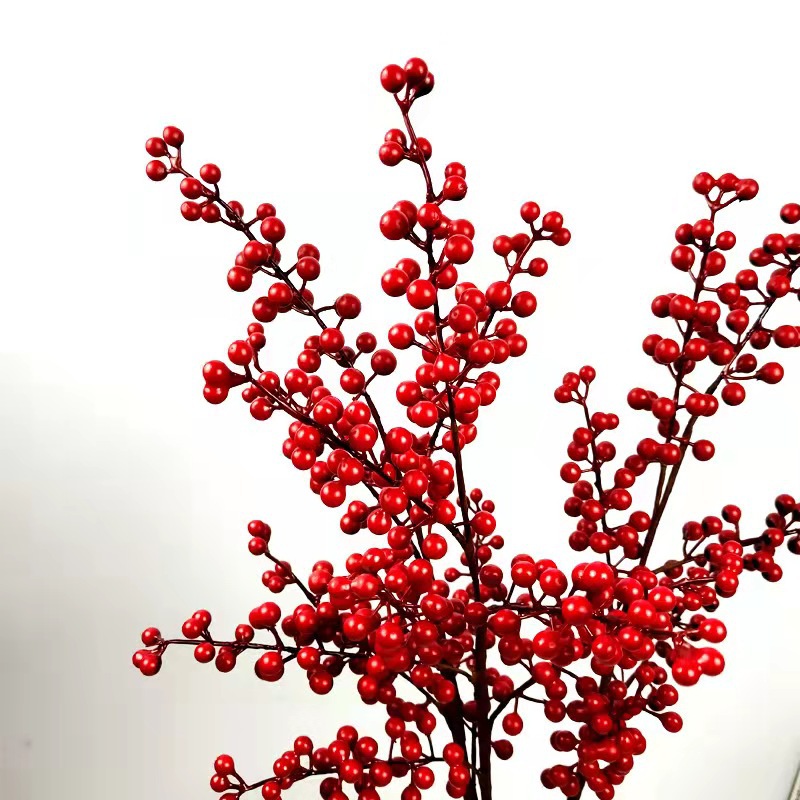 Planta Artificial de Alta Simulación, Decoración para el Hogar, Fotografía, Árbol del Dinero, Flor de Acacia, Fruta de Bayas, Planta Verde