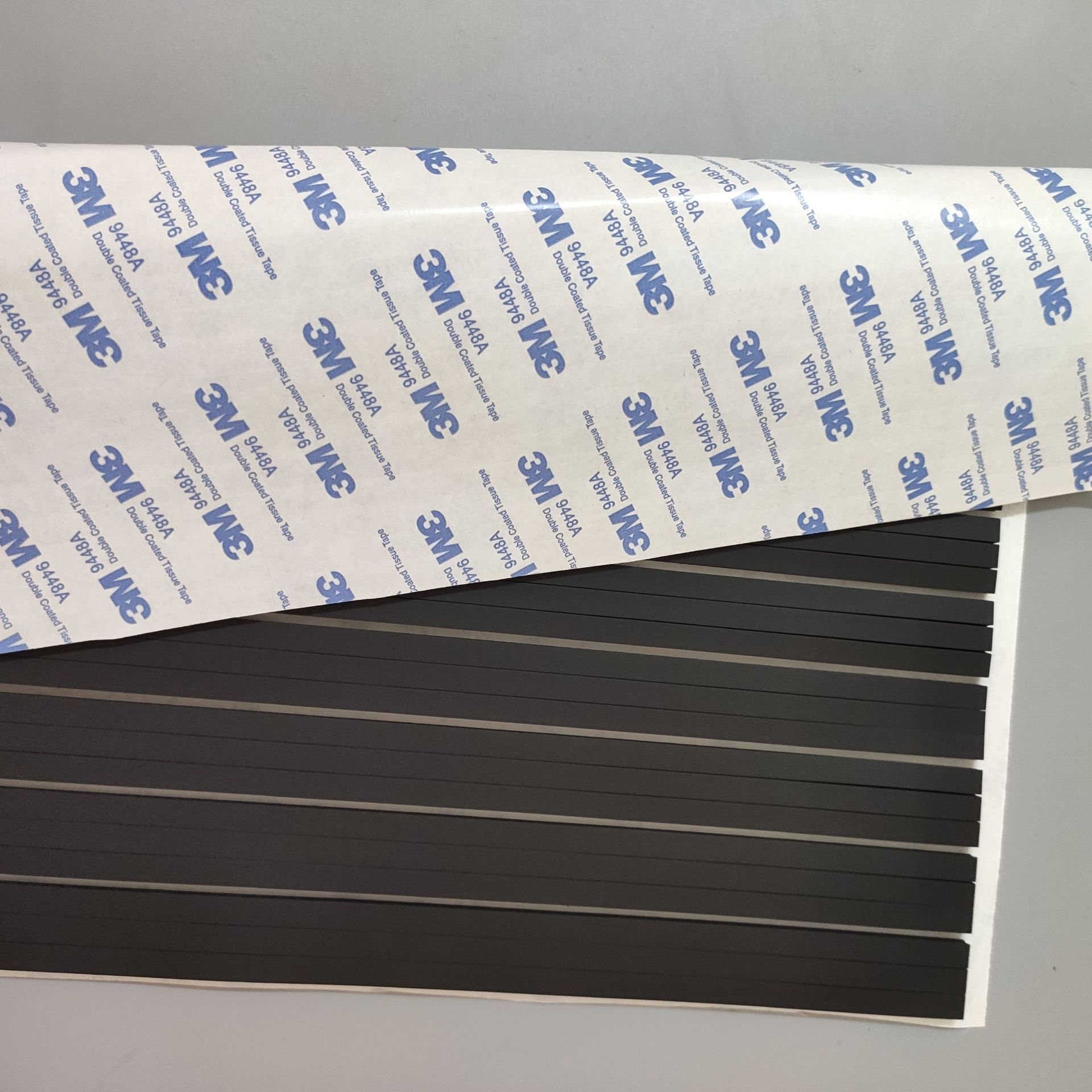 厂家eva泡棉双面背胶贴自粘海棉垫黑色长条形eva纸模切加工定 制