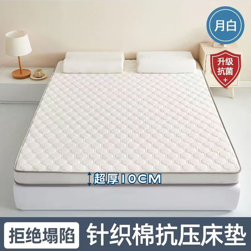 厚みのあるマットレス家庭用ソフトクッション学生寮畳スポンジマットシングルベッド折りたたみ低反発マット|undefined
