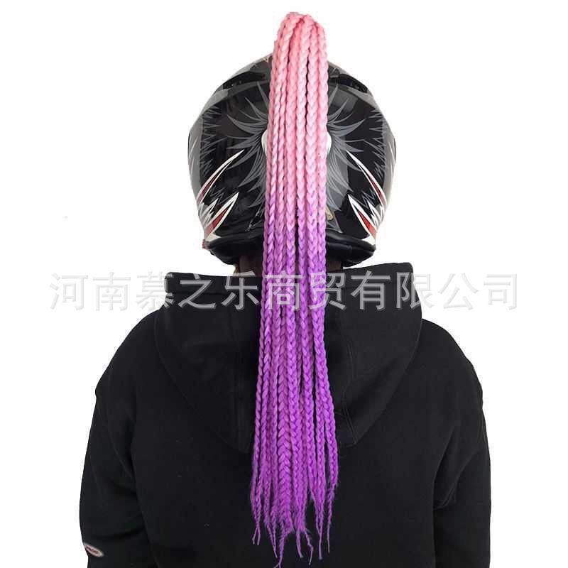 女性用クロスボーダーヘルメット装飾、オートバイ、ドレッドヘア装飾、小物アクセサリー、ドレッドヘア、電気自動車、テイクアウト、男性用パーソナライズ|undefined