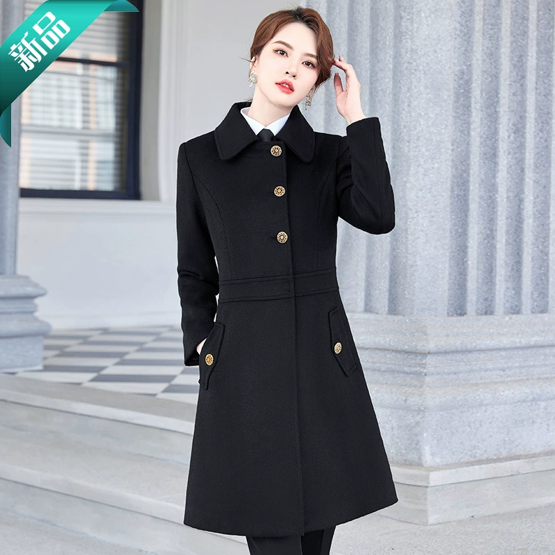 Продажа недвижимости офис рабочая одежда шерстяное пальто мужское и Женское зимнее утолщенное 4S магазин консультант по недвижимости шерстяное деловое пальто