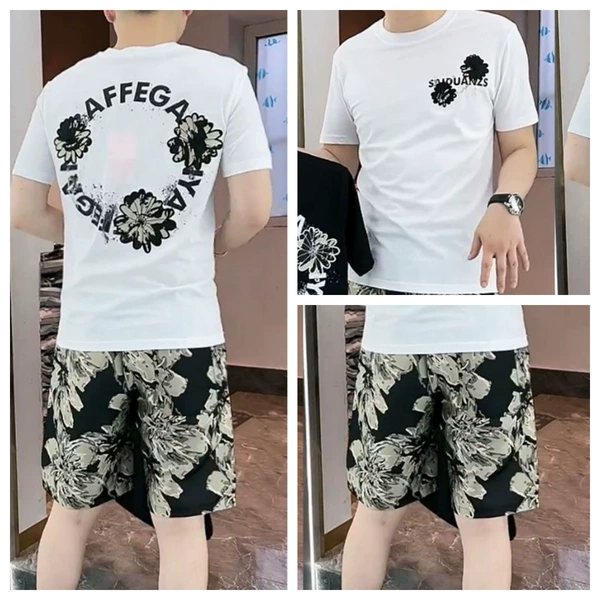 White set, T-shirt, shorts