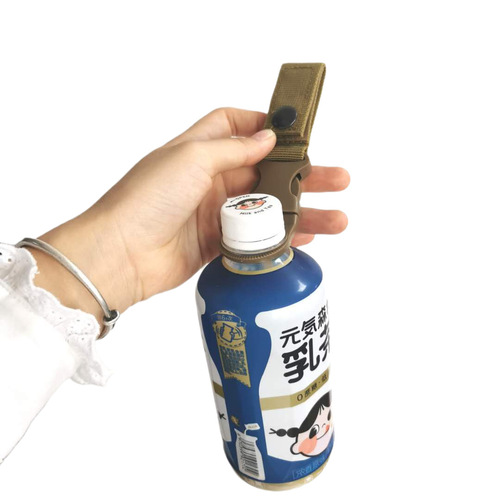 Outdoor mineral water bottle flip hook portable mineral water bottle strap multi-function belt pack quick hang clip manufacturer