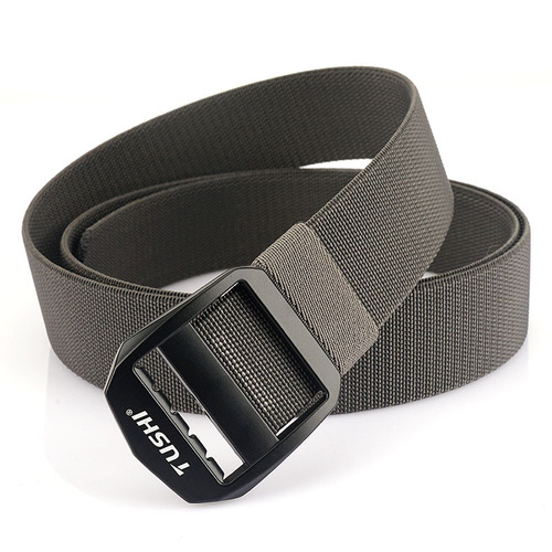 Japanese button bead pattern elastic nylon belt men's outdoor tactical woven belt manufacturer wholesale can be shipped on behalf of