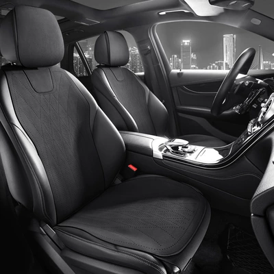 XT4XT5CT4CT5ATSL car seat cushion Wool pad - cadillac-xt42004-2024-model-classic-black-universal-for-all-seasonsbreathable-suede-standard-version-with-two-front-rows-upgraded-model