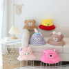 new pattern Plush Fisherman hat Cartoon Terreau Strawberry Bear Visor Shirley winter keep warm Hat