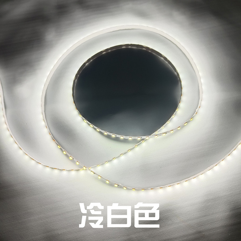 6mmS LED correa de lámpara flexible 12V por metro 120 lámpara 2835 lámpara desnuda no impermeable lámpara de neón dividida