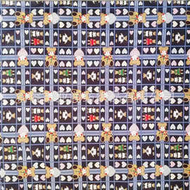 70*70CM全棉大码方巾 爱心小熊多功能头巾嘻哈街头运动披肩头带