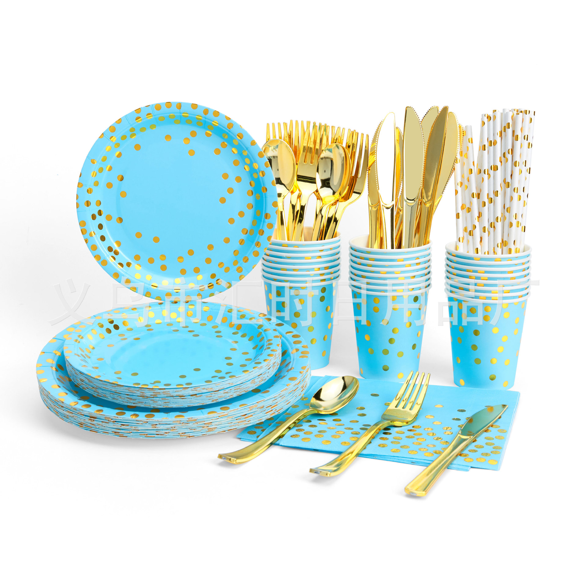 블루 골드 도트