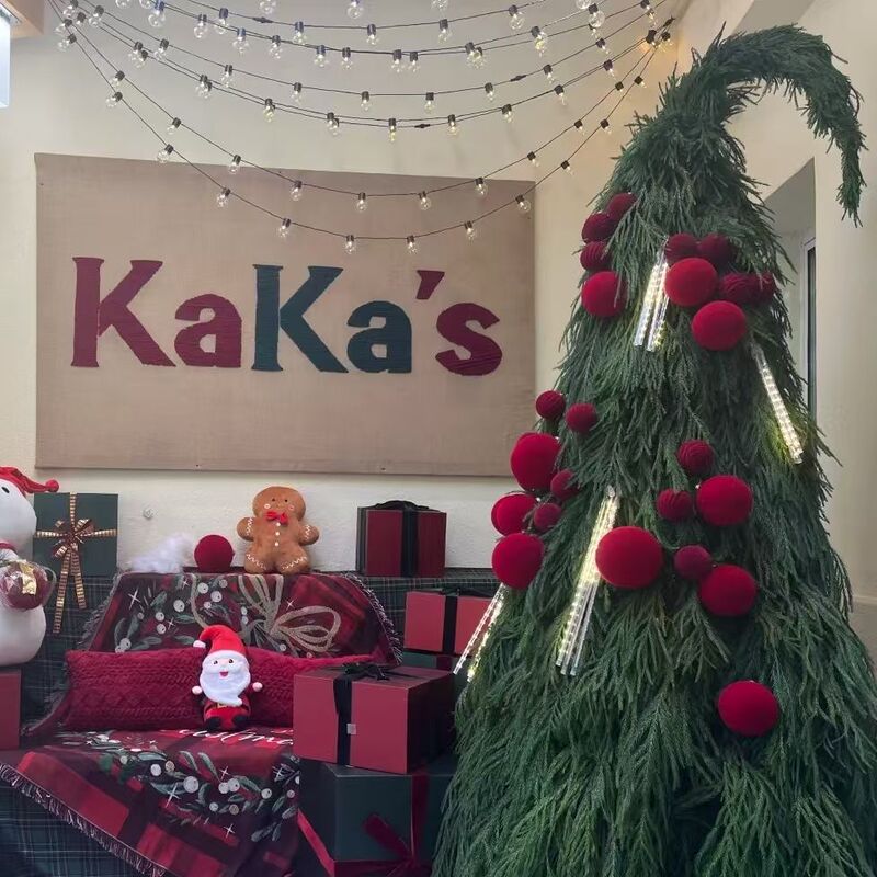 Crooked Neck Christmas Tree Large Real Tree Store Decorations Christmas Scene Home Atmosphere diy Shopping Mall Decoration Package