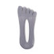 Five Finger Socks Men's Boat Socks Summer Thin Velvet Toe Socks Shallow Mouth Invisible Socks Non-slip Men's Short Socks Socks