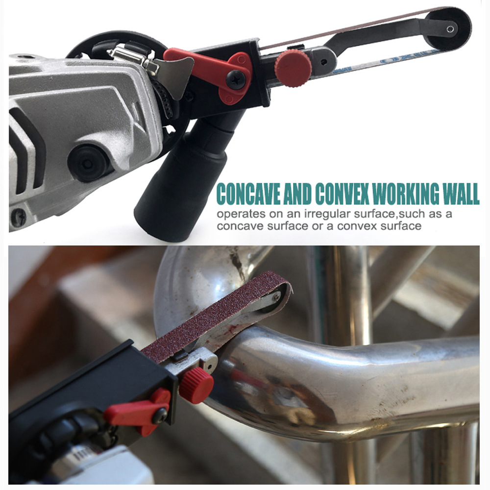 15mm宽角磨机转换砂带机配件 砂带抛光机