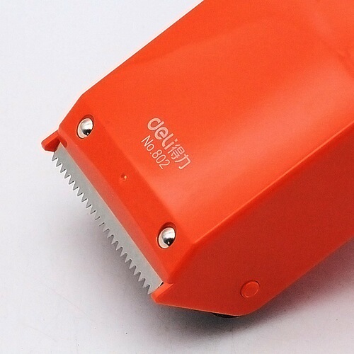 Deli 802 box sealer large transparent tape cutter wide tape paper cloth sealing machine express packaging artifact