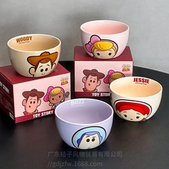 かわいい子供の茶碗の家庭用陶磁器のご飯の碗のアイデアの漫画の食事の碗のきれいな碗の食器の食器の卸売り