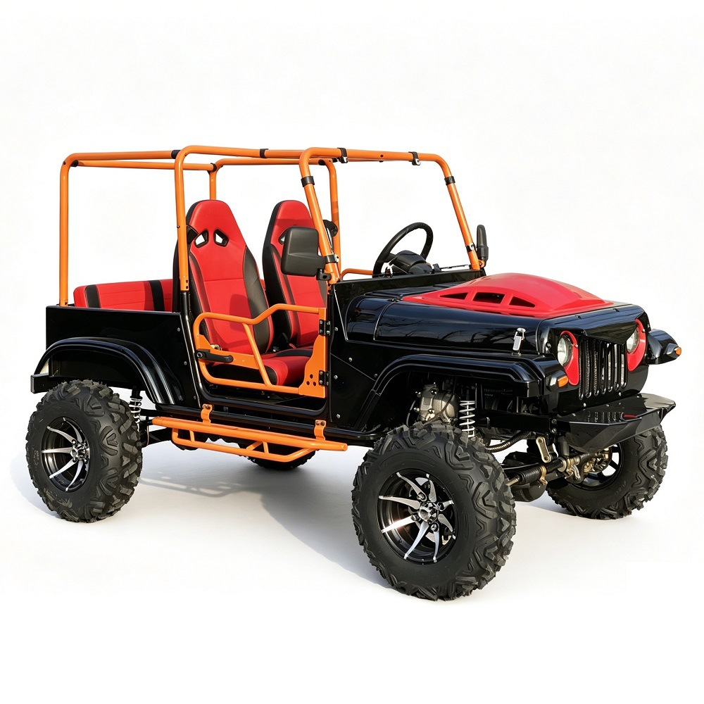 Vehículo Todoterreno ATV 4x4 300cc de Hierro y Plástico con Arranque Eléctrico