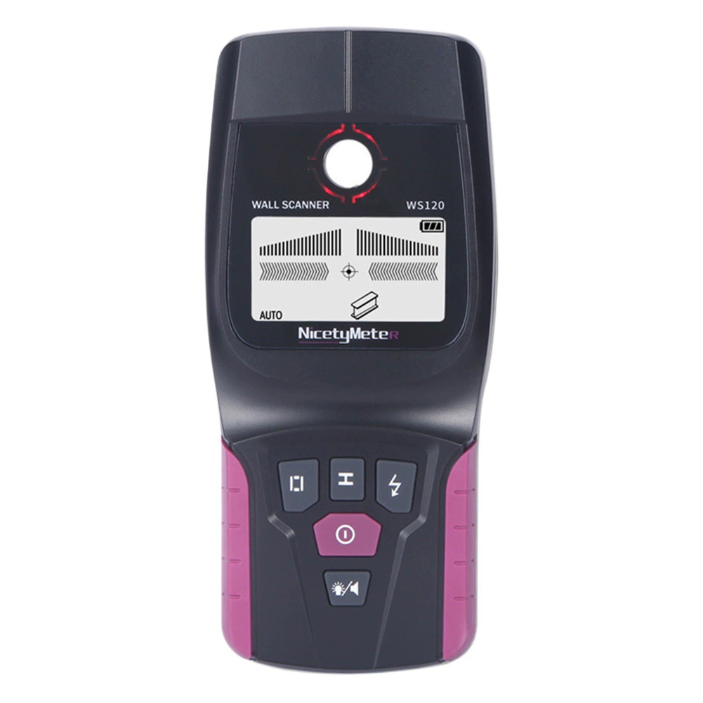 Детектор проникновения в стены WS120｜Точный поиск водопроводных и электрических труб, интеллектуальное определение положения арматуры, незаменимый инструмент для ремонта дома