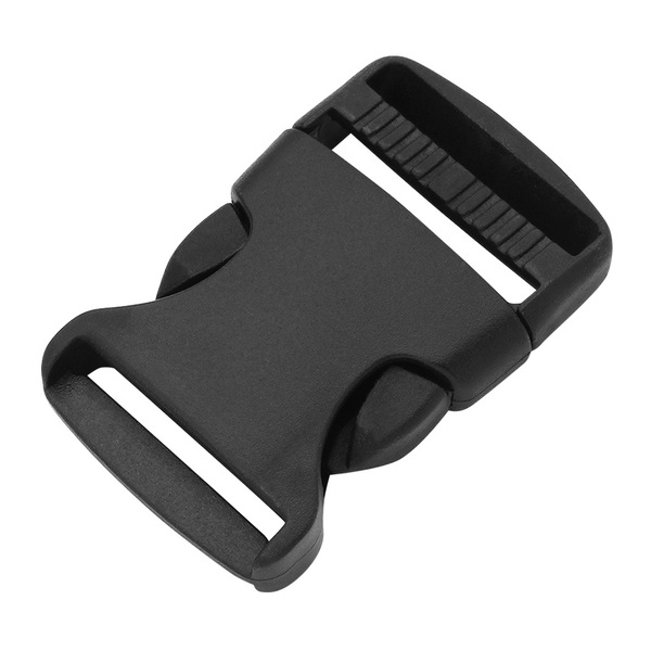 Plastic backpack with clasp