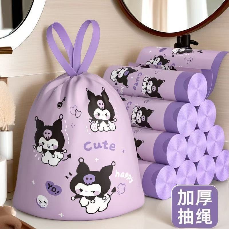 Portable garbage bags for dormitories, leak-proof garbage bags, affordable student printed drawstring bags with super strong load-bearing capacity Portable garbage bags for dormitories, leak-proof garbage bags, affordable student printed drawstring bags with super strong load-bearing capacity