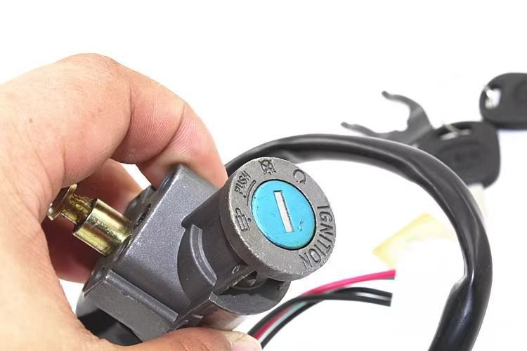 Curved Beam Motorcycle Dy100 Power Lock Full Car Cover Lock Ignition Key Switch Jialing 110 Electric Door Lock Faucet Lock
