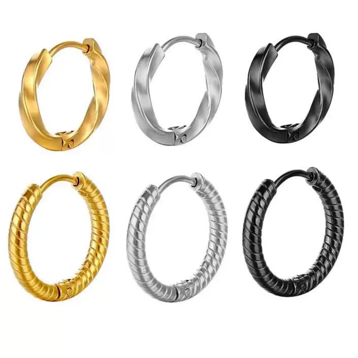 Оптовая продажа титановых стальных ушных пряжек Серьги Ушные крючки Ушные гвозди нишевые украшения из нержавеющей стали высокого уровня чувство